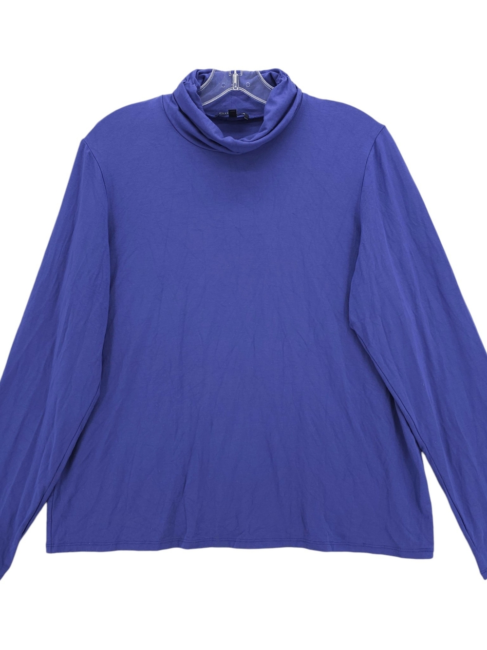 Eileen Fisher Purple Long Sleeve Turtleneck Top